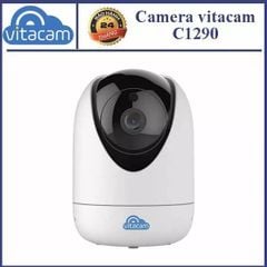 VITACAM C1290 - ĐỘ PHÂN GIẢI 3MPX CHUẨN ULTRA HD - LENS 2,8MM GÓC QUAN SÁT SIÊU RỘNG, QUAN SÁT BAN ĐÊM XOAY 360 ĐỘ