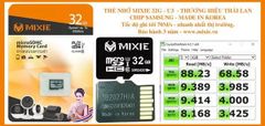 THẺ NHỚ MIXIE 32GB U3 TF TỐC ĐỘ GHI 70M/S CHÍNH HÃNG THƯƠNG HIỆU THÁI LAN