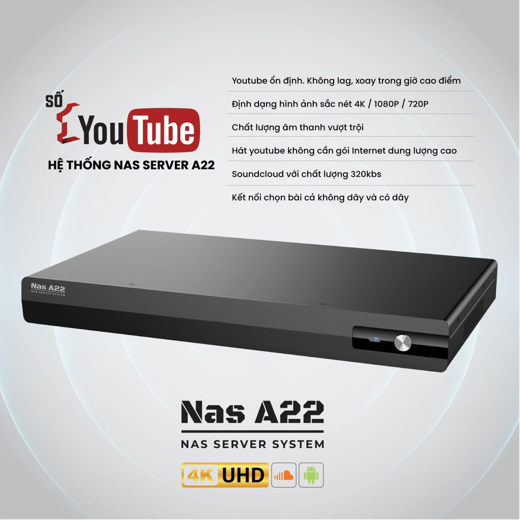 Đầu karaoke NAS A22