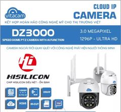 CAMERA NGOÀI TRỜI VITACAM DZ3000 PTZ XOAY 355 ĐỘ, 3.0 MPX 1296P ULTRA HD HÌNH ẢNH SIÊU NÉT