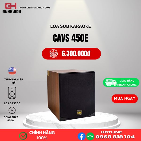 Loa Sub CAVS 450E Bass 30 Active