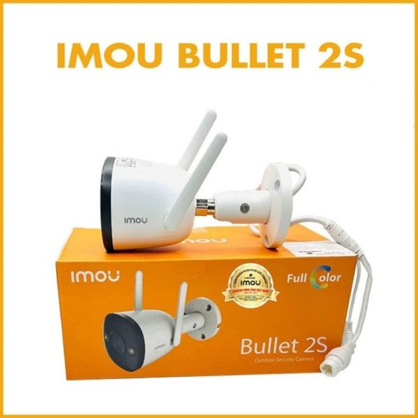 CAMERA IMOU BULLET 2S - MODEL IPC- F26FP - CAMERA NGOÀI TRỜI MỚI NHẤT 2022