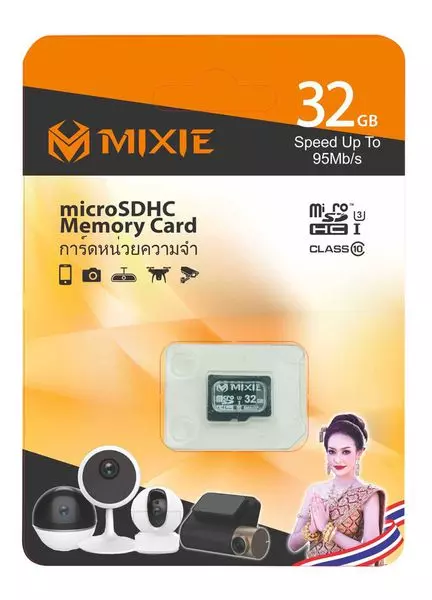 THẺ NHỚ MIXIE 32GB U3 TF TỐC ĐỘ GHI 70M/S CHÍNH HÃNG THƯƠNG HIỆU THÁI LAN