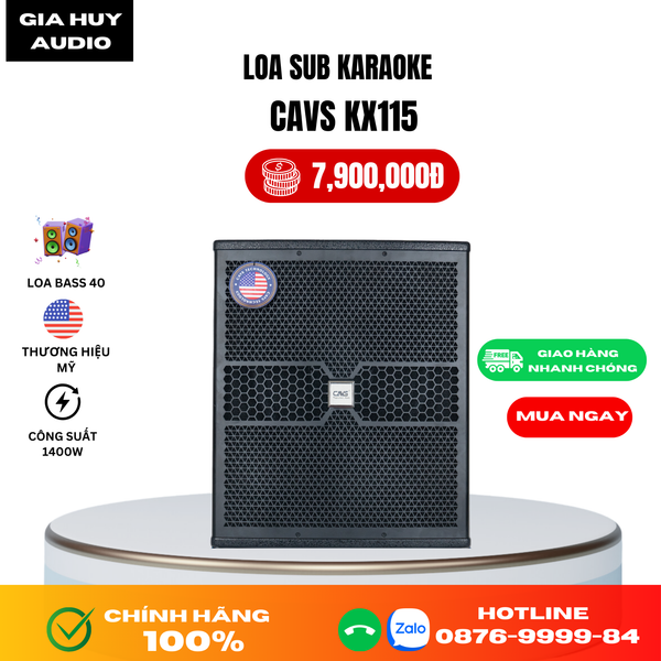 Loa Sub karaoke CAVS KX115 Passive