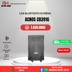 Loa Bluetooth ACNOS CB391G, BASS 40CM