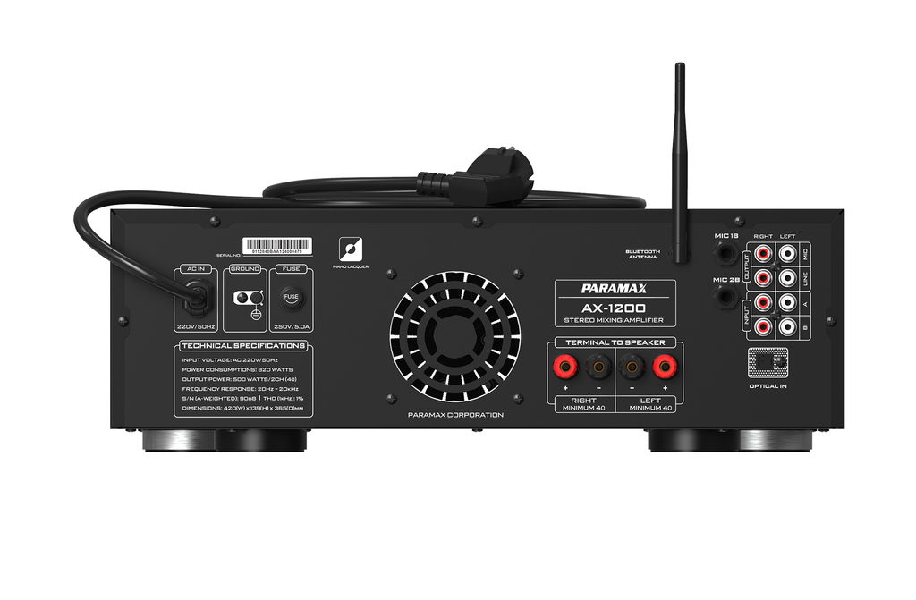 Ampli 3 in 1 Paramax AX 1200