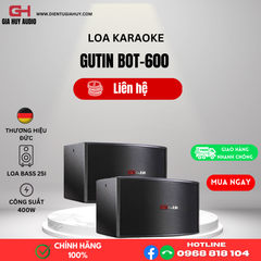 Loa Karaoke GUTIN BOT-600 - Loa nằm - Bass 30