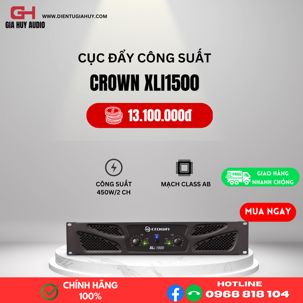 Cục đẩy Crown XLi1500