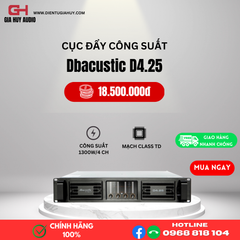 Cục đẩy công suất Dbacoustic 4 kênh D4.25