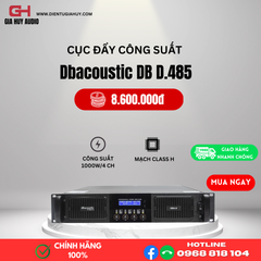 Cục đẩy 4 kênh DBacoustic D4.8