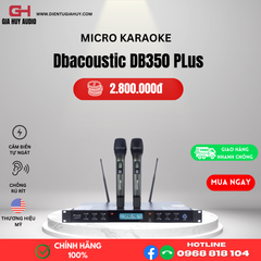 Micro không dây Dbacoustic DB350 PLus
