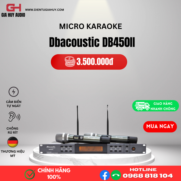 Micro không dây Dbacoustic DB450II
