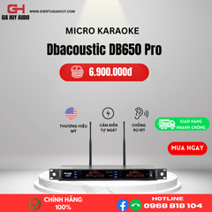 Micro không dây Dbacoustic DB650 Pro