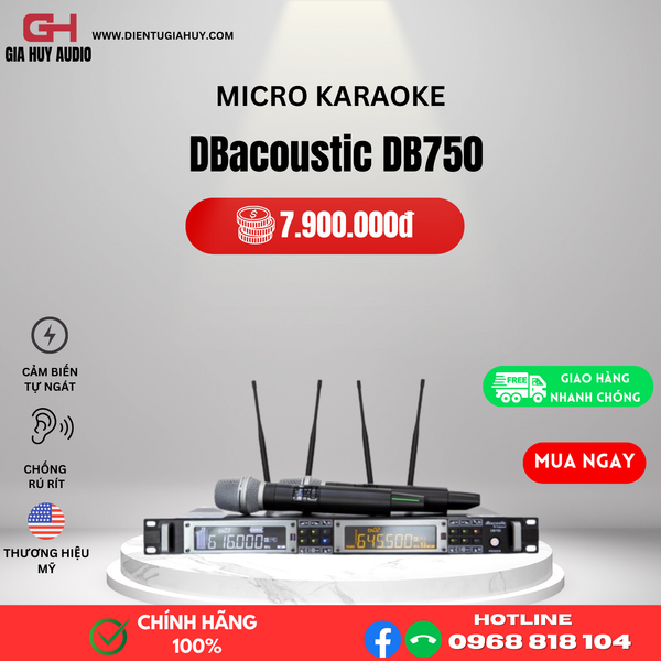 Micro không dây DBacoustic DB750