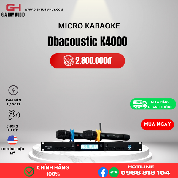 Micro không dây Dbacoustic K4000
