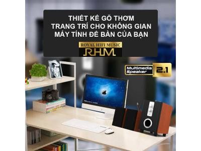 Loa vi tính 2.1 Royal Hifi Music RHM RM-220BT – Kết nối Bluetooth 5.0