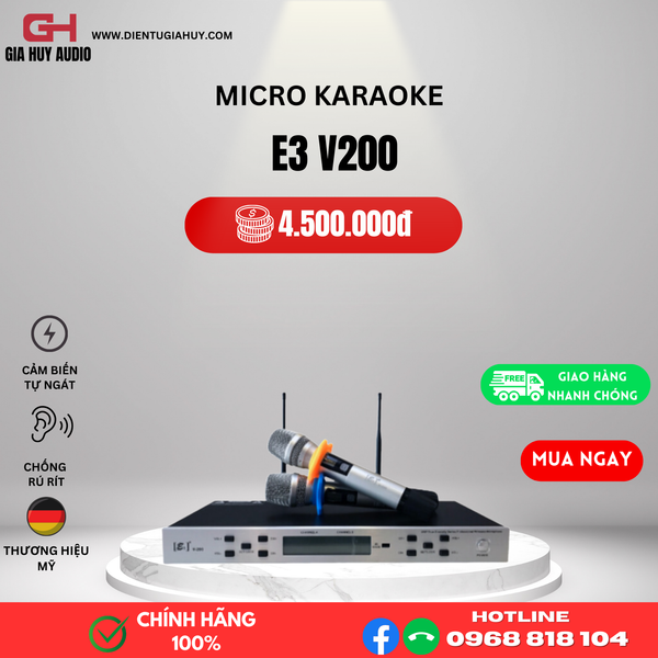 Micro không dây E3 V200