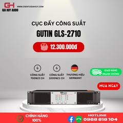 Cục đẩy công suất 2 kênh GUTIN GLS 2710