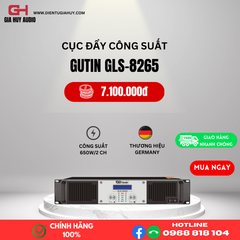 Cục đẩy công suất 2 KÊNH GUTIN GLS 8265- 2 X 650W