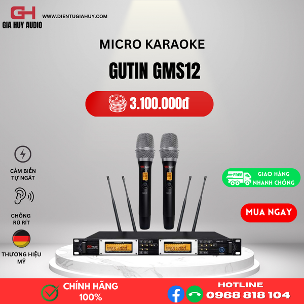 Micro không dây GUTIN GMS12