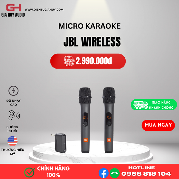 Micro không dây JBL WIRELESS