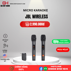 Micro không dây JBL WIRELESS