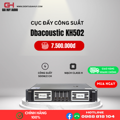 Cục đẩy công suất 2 Kênh DBacoustic KH502