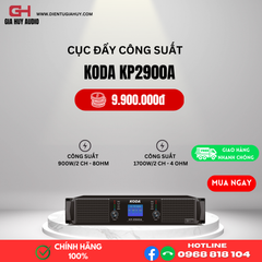 Cục đẩy công suất 2 kênh KODA KP2900A