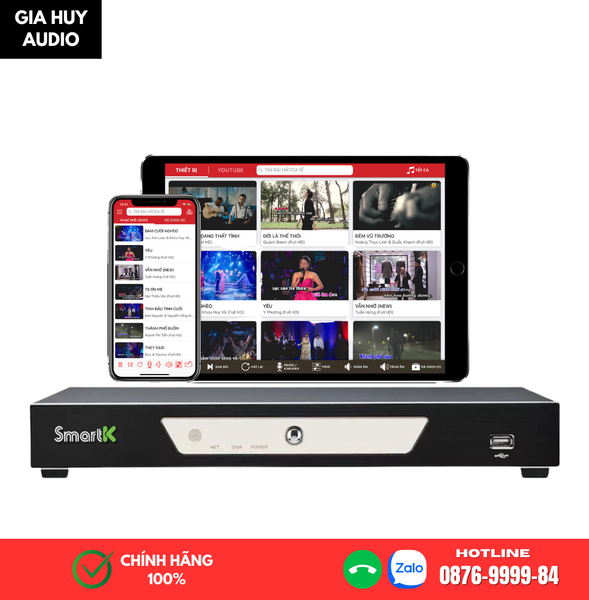 Máy karaoke SmartK K360 - Ổ cứng 6TB