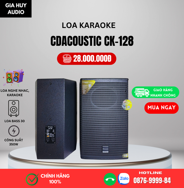 Loa Karaoke CDacoustic CK 128