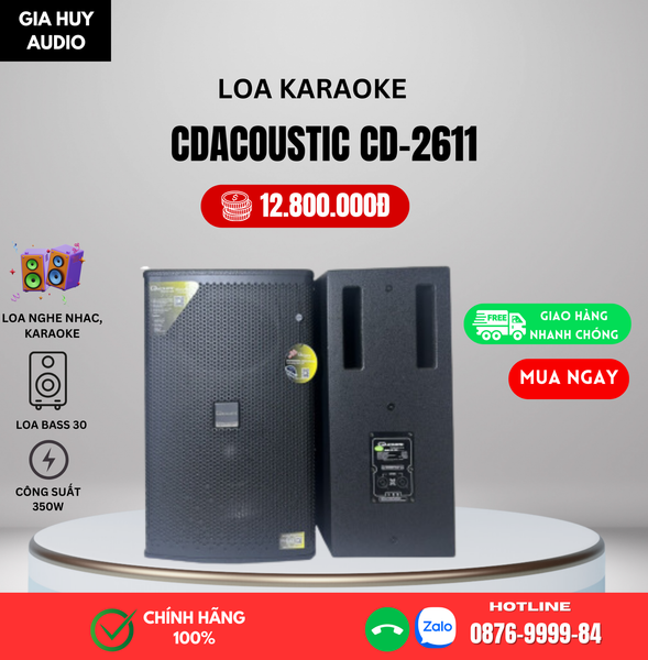 Loa Karaoke CDacoustic CD 2611