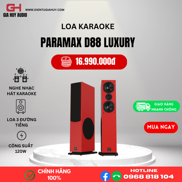 Loa Karaoke Paramax D88 Luxury