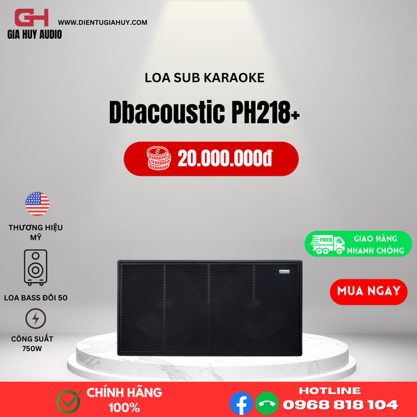 Loa Sub Hơi Dbacoustic PH218+