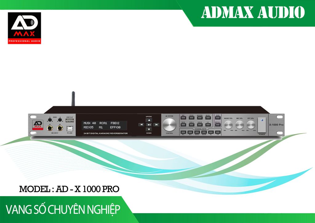 Vang số ADMAX X-1000 Pro
