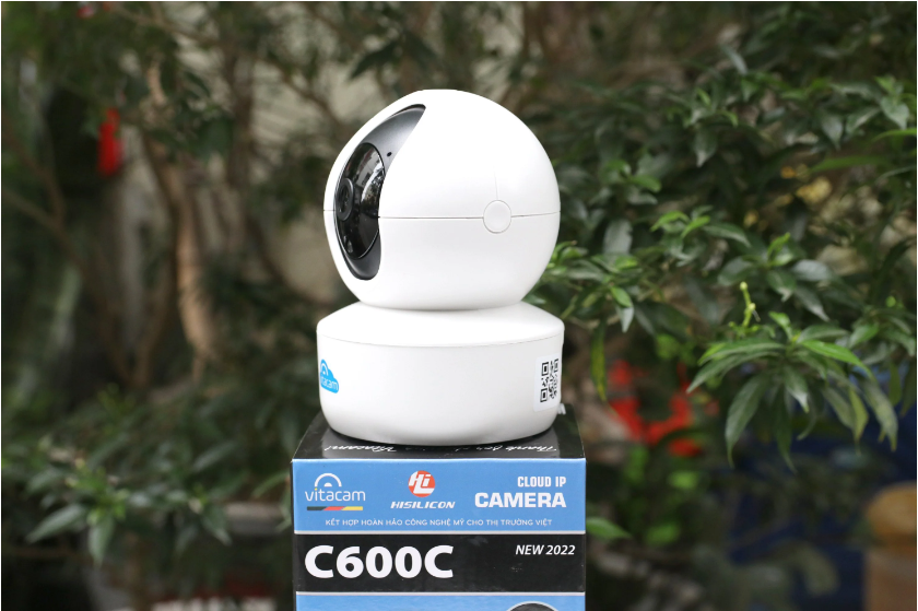 VITACAM C600C - 3MP 1296P, ĐÀM THOẠI 2 CHIỀU, BÁO ĐỘNG