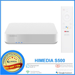 HIMEDIA S500 - ANDROID TV CHÍNH CHỦ GOOGLE 9.0, RAM 2G, CÓ CỔNG QUANG. ANDROID TV BOX