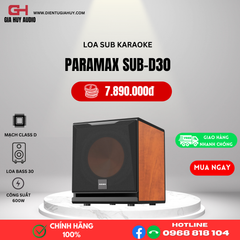 Loa Sub Paramax SUB D30