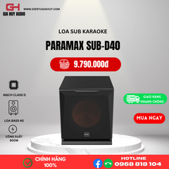 Loa Sub Paramax SUB D40