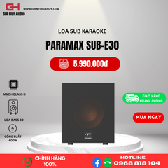 Loa Sub Paramax SUB E30