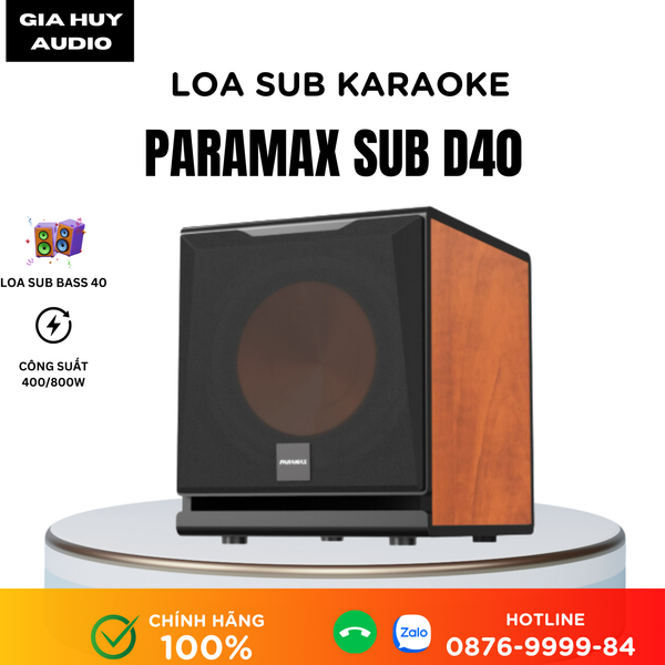 Loa Sub Paramax SUB D40