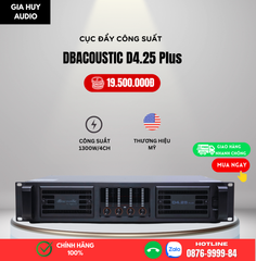 Cục đẩy công suất Dbacoustic D4.25 Plus