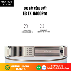 Cục đẩy công suất 4 kênh E3 TX6400Pro