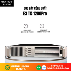 Cục đẩy công suất 4 kênh E3 TX12000Pro