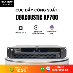 Cục đẩy 2 kênh Dbacoustic KP700