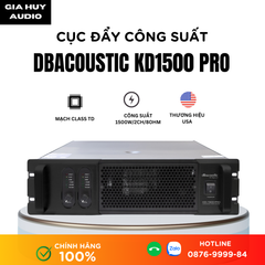 Cục đẩy 2 kênh Dbacoustic KD1500 Pro