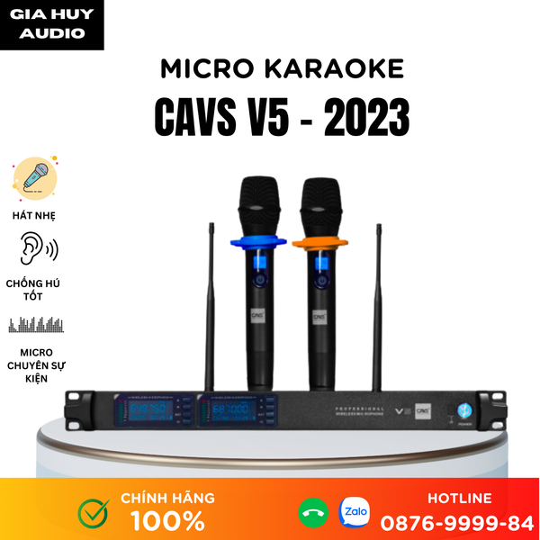 Micro không dây CAVS V5 ( New 2023 )