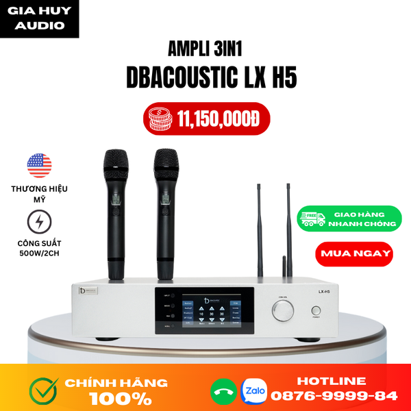 AMPLI 3IN1 DBACOUSTIC LX H5