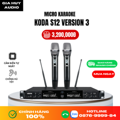 Micro không dây KODA S12 Version 3
