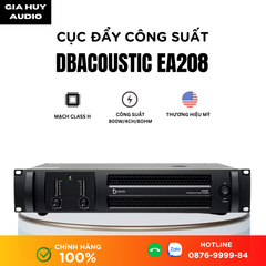 Cục đẩy công suất 2 kênh Dbacoustic EA208