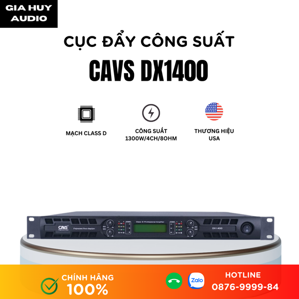 Cục đẩy nguồn xung 4 kênh CAVS DX1400